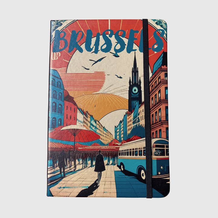 Carnet/Journal Bruxelles A5 pour la vente par EME Culture Art