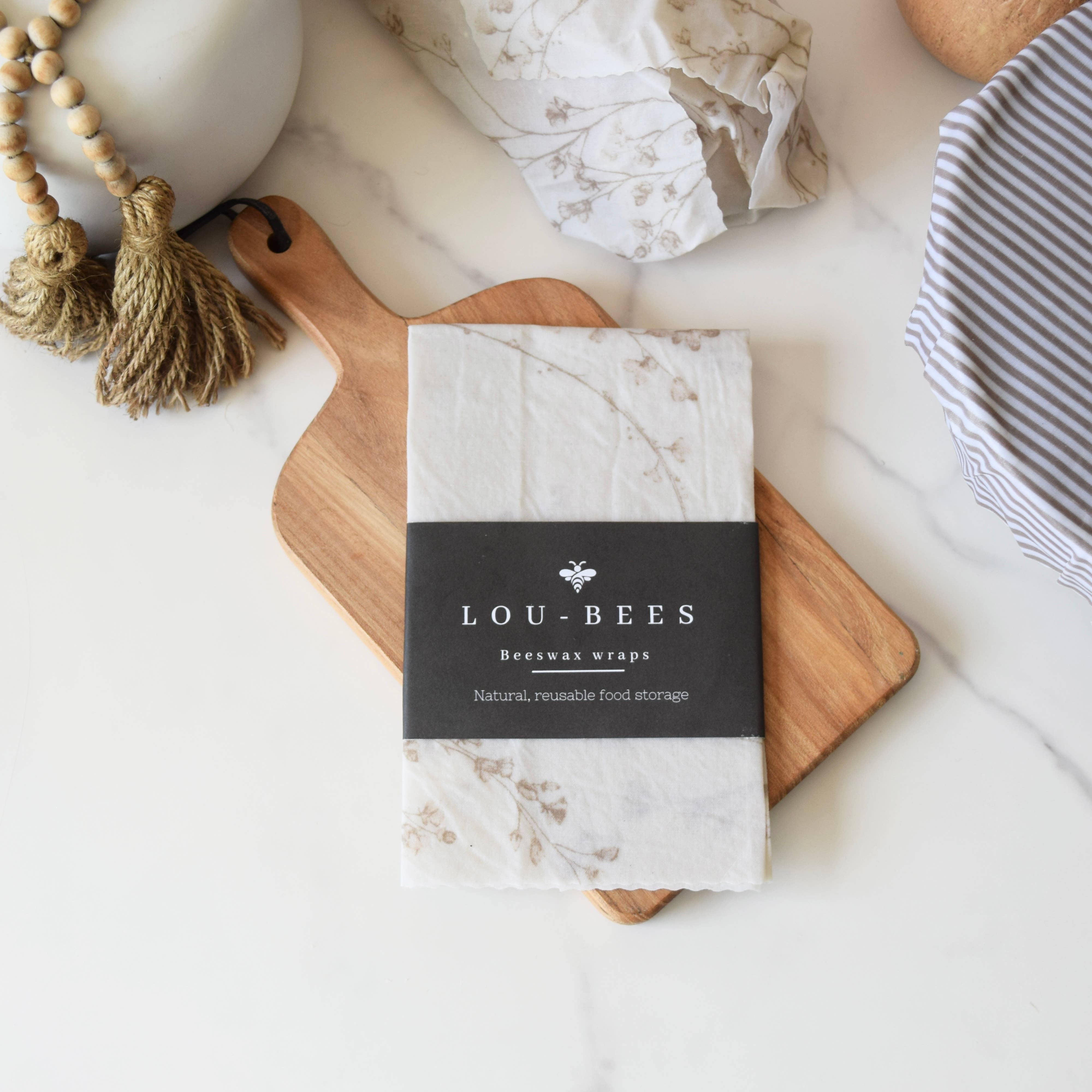 Lou Bees - Wholesale Food Storage Wrap/Bag - Edited Life Organic Beeswax Wrap – Natural Cotton Singlet 9