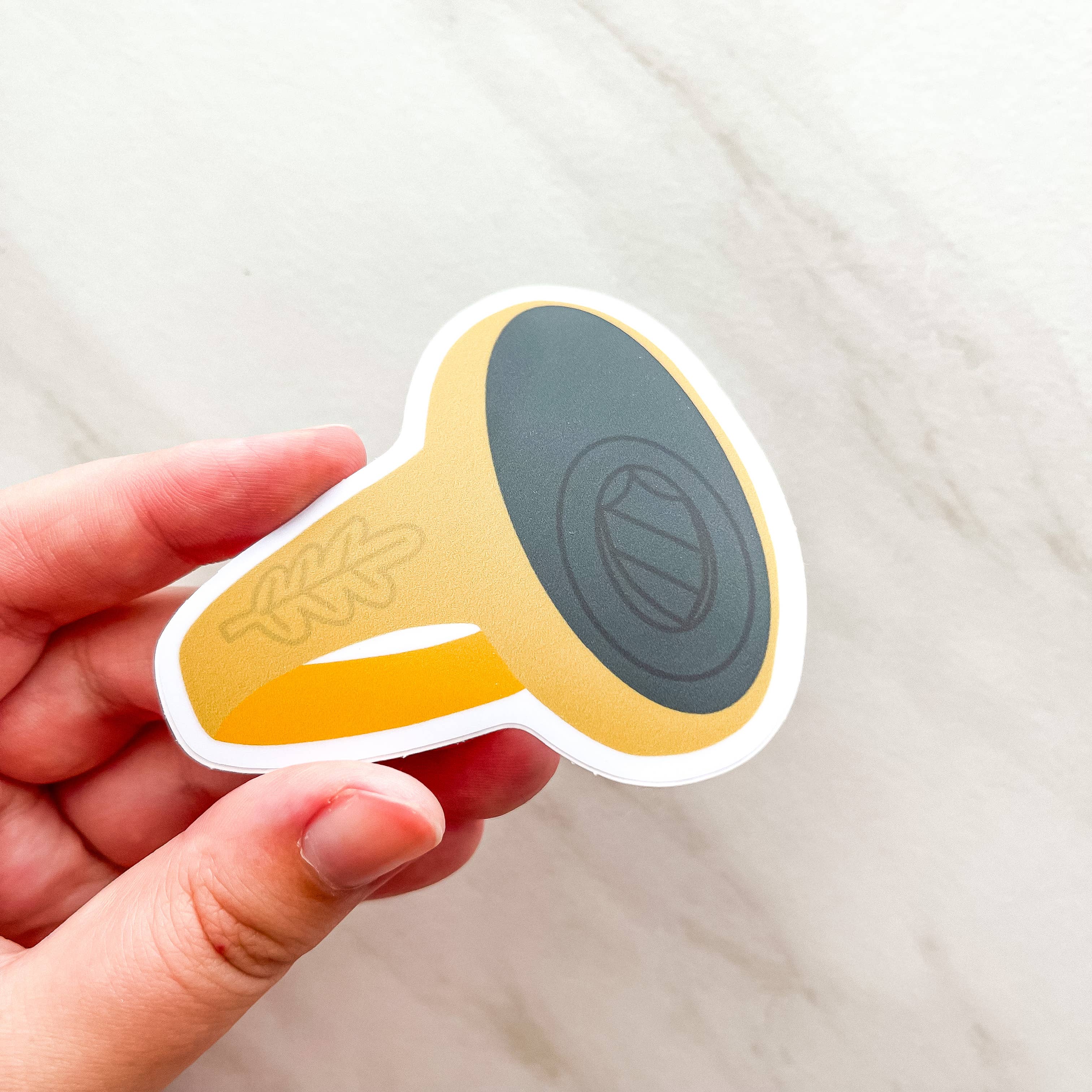 Sundae Sisters Co - Vendita all'ingrosso Adesivo - Adesivo Meredith Onyx | Adesivo ispirato al Meredith College1