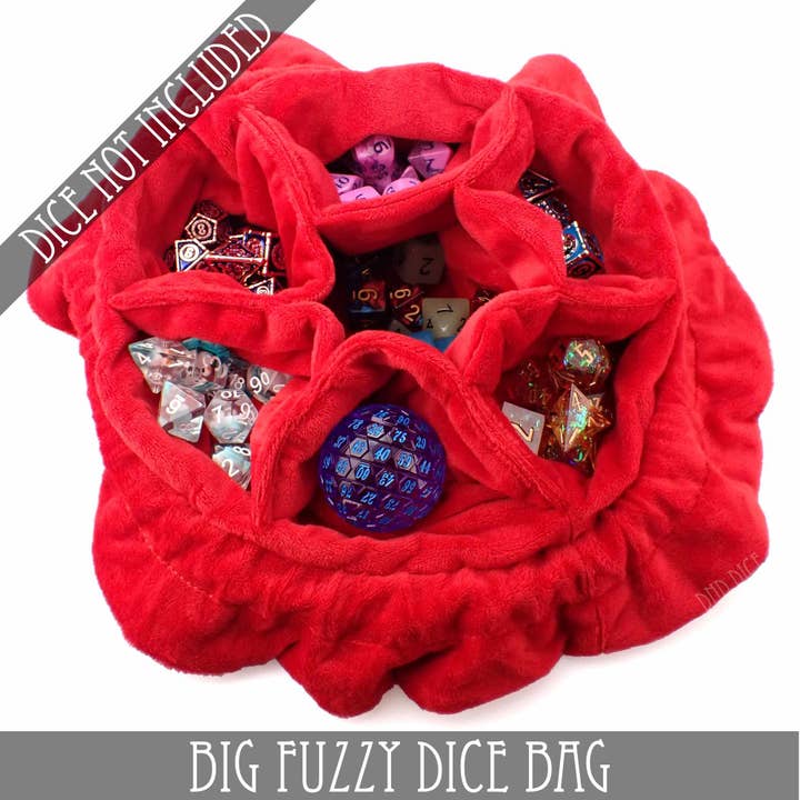 DNDDICE.COM - Wholesale Dice - Big Fuzzy Dice Bag - 6 Colors26
