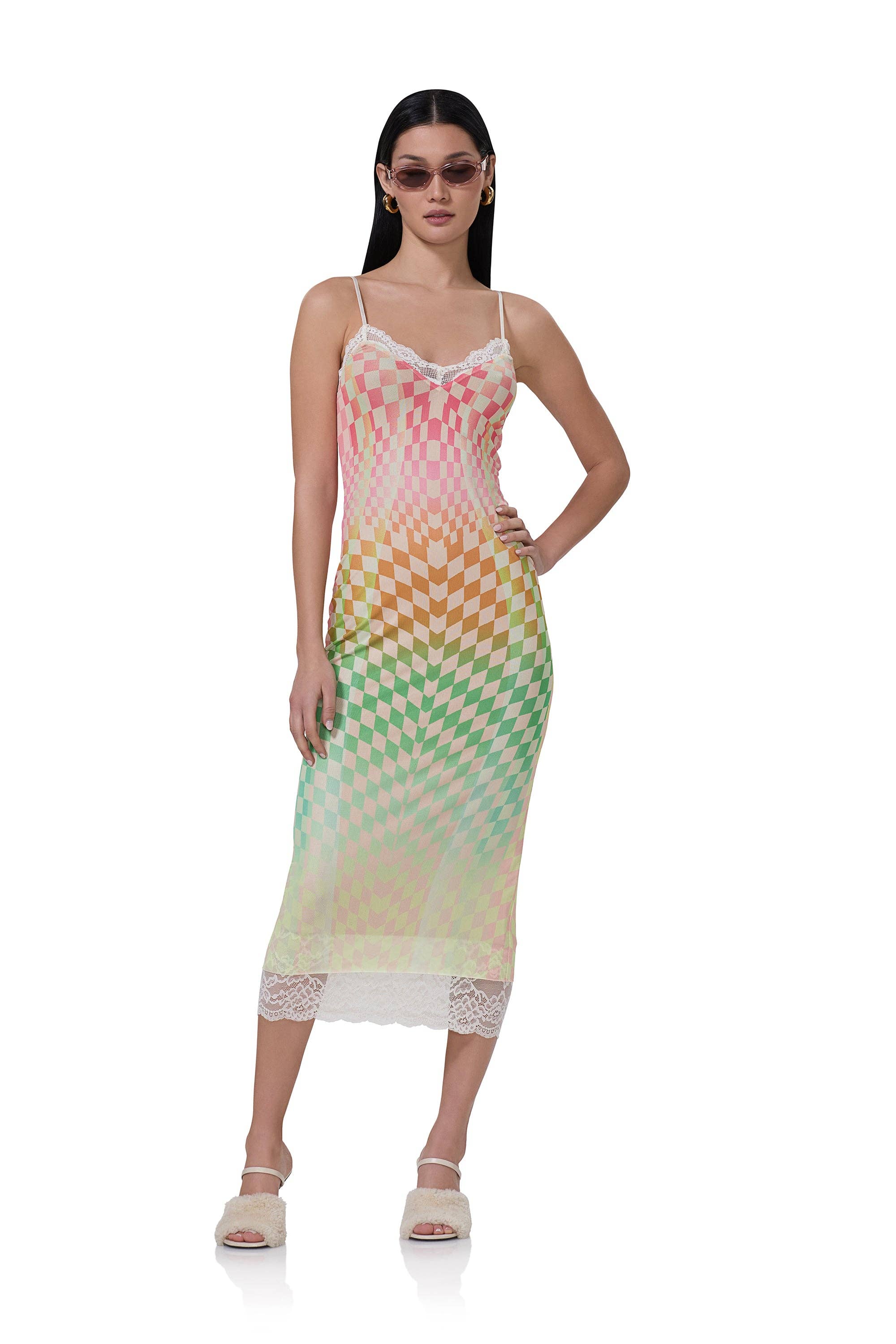 Nissa Dress - Pastel Ombre for wholesale on Faire0