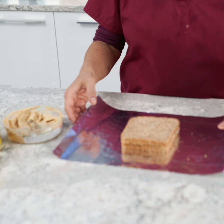 EcoQuality – wholesale Food storage wrap/bag – Pre Cut Insulated Foil Sandwich Wrap Sheets