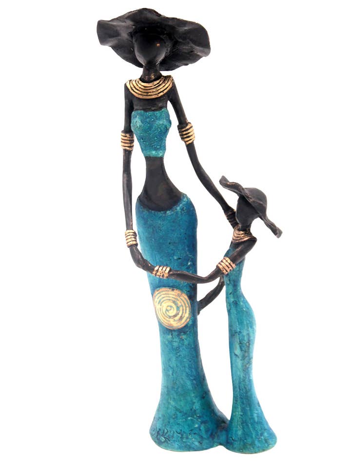 Bronze Mohamadi Dermé 30 cm blue No. 2 for wholesale by Lafi Bala