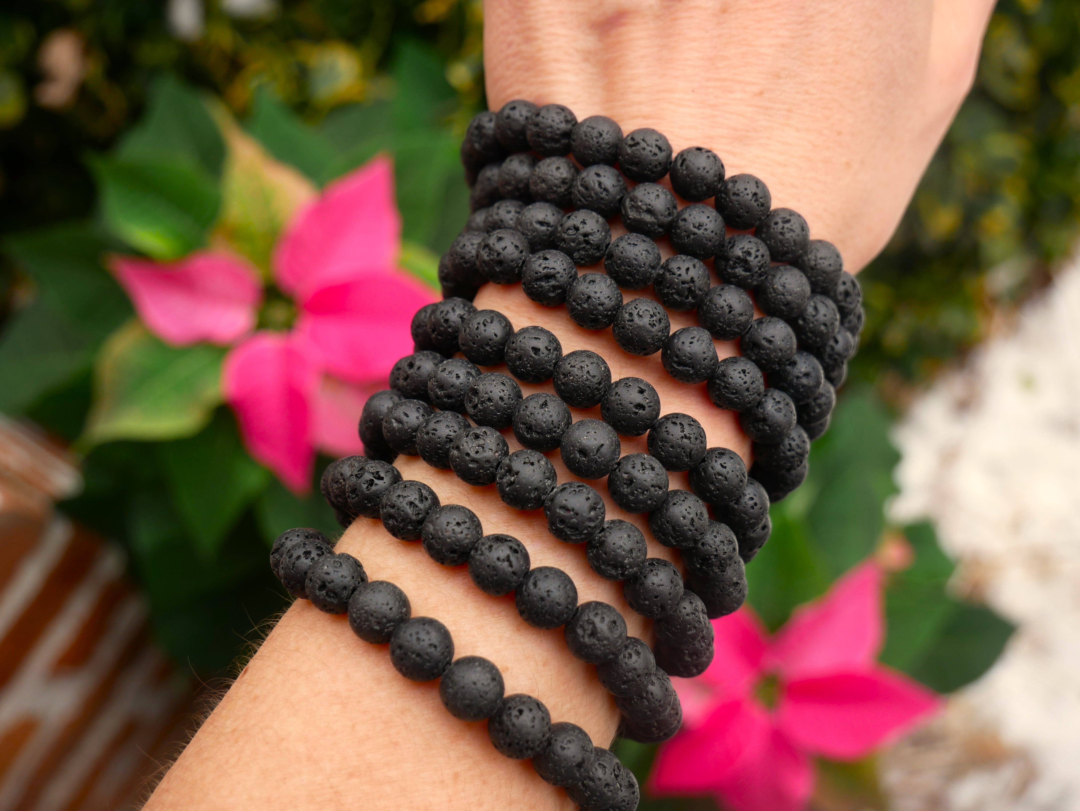 The Healing Sanctuary - Wholesale Beaded Bracelet - Lava Beaded Bracelets 8mm3