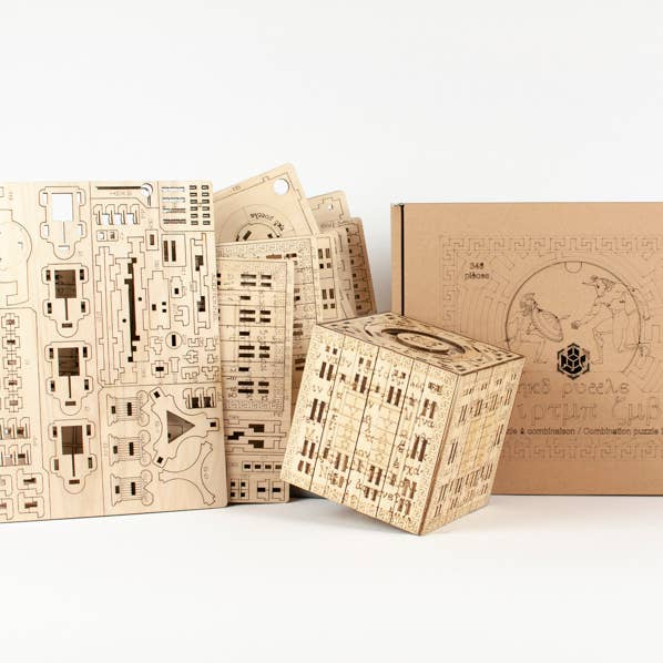 NKD Puzzle – Engroshandel Puslespil - Voksen – Opbygget puslekasse "SCRIPTUM CUBE"1