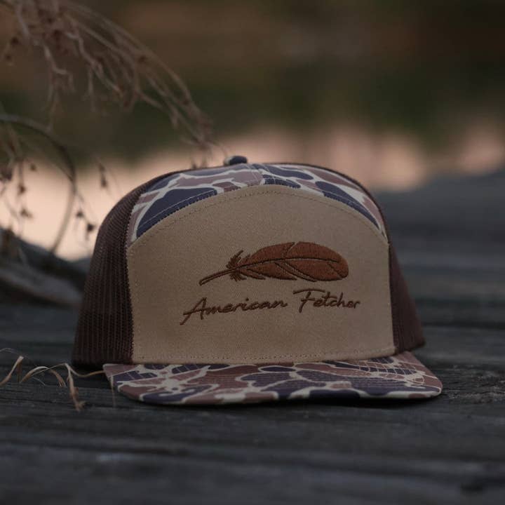 American Fetcher - Wholesale Trucker Hat - Unisex - Classic Feather — Duck Camo
