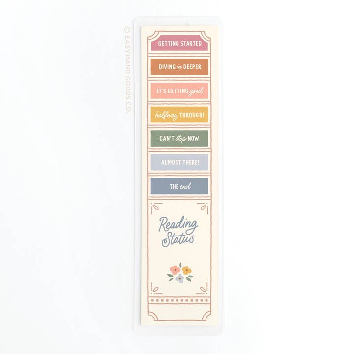 Lesestatus laminiertes Lesezeichen für den Großhandel von Easyhand Goods – formerly Onderkast