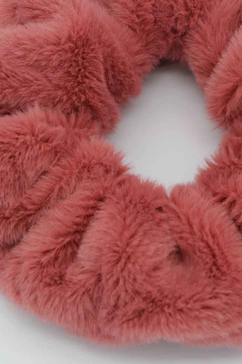 ACCITY - Wholesale Scrunchie - Women's - FLUFFY PLEATED SCRUNCHIE HAIR TIE_CWAHA01888