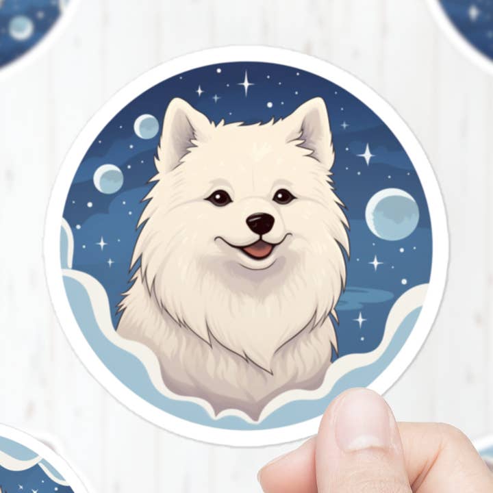 Eskimo hondensticker | Sticker voor huisdieren voor wholesale door Mystical Clarity