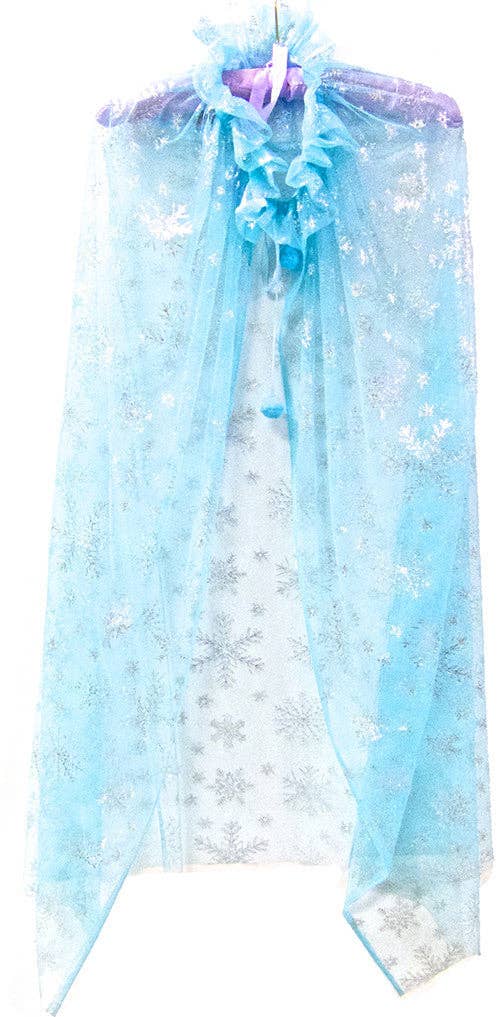 Wenchoice - Wholesale Cape - Kids - Blue Frozen Cape Silver Snowflake1