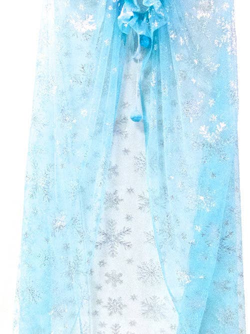 Wenchoice - Wholesale Cape - Kids - Blue Frozen Cape Silver Snowflake1