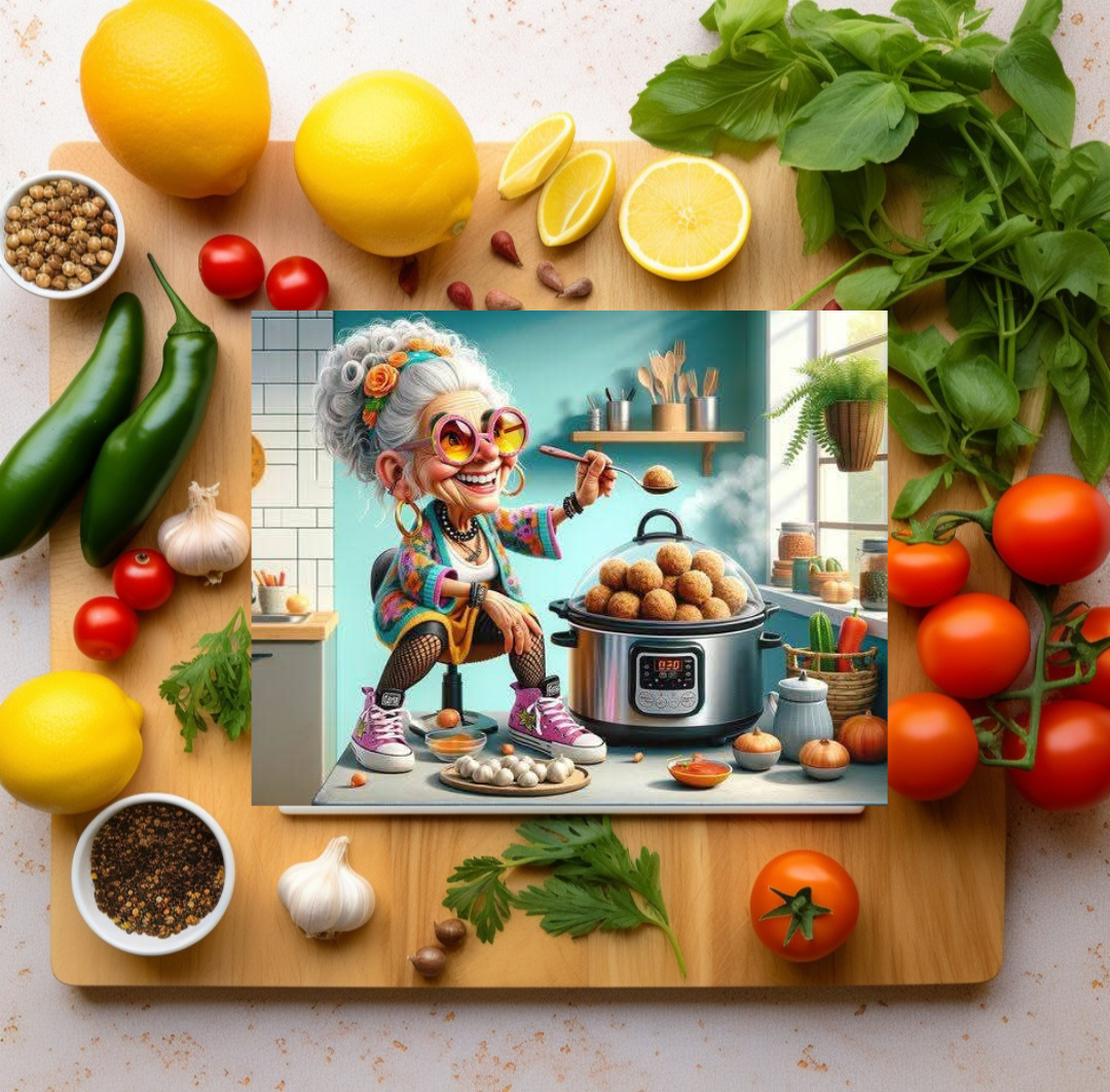 Eclectic Wallflower Boutique - Wholesale Cutting Board - Granny cutting board0