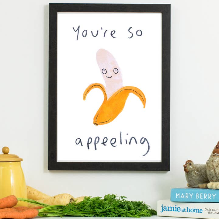 Je bent zo Appeeling Print voor wholesale door Jo Clark Design