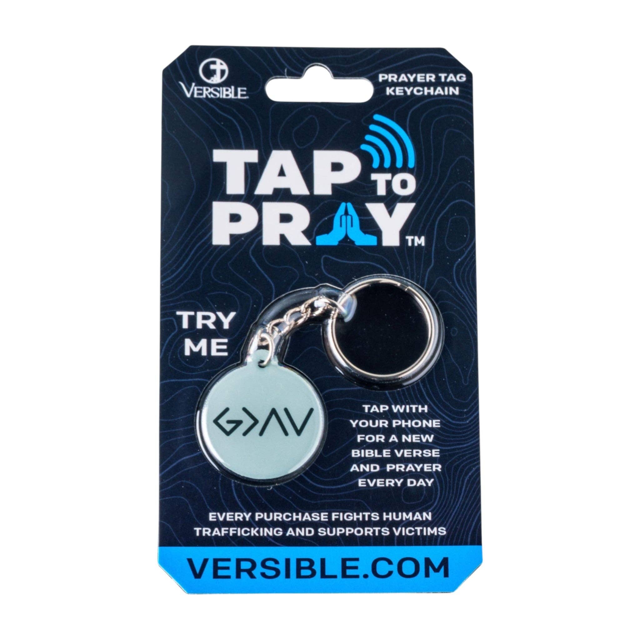 Versible - Wholesale Keychain - Unisex - Tap To Pray® Acrylic Keychain17