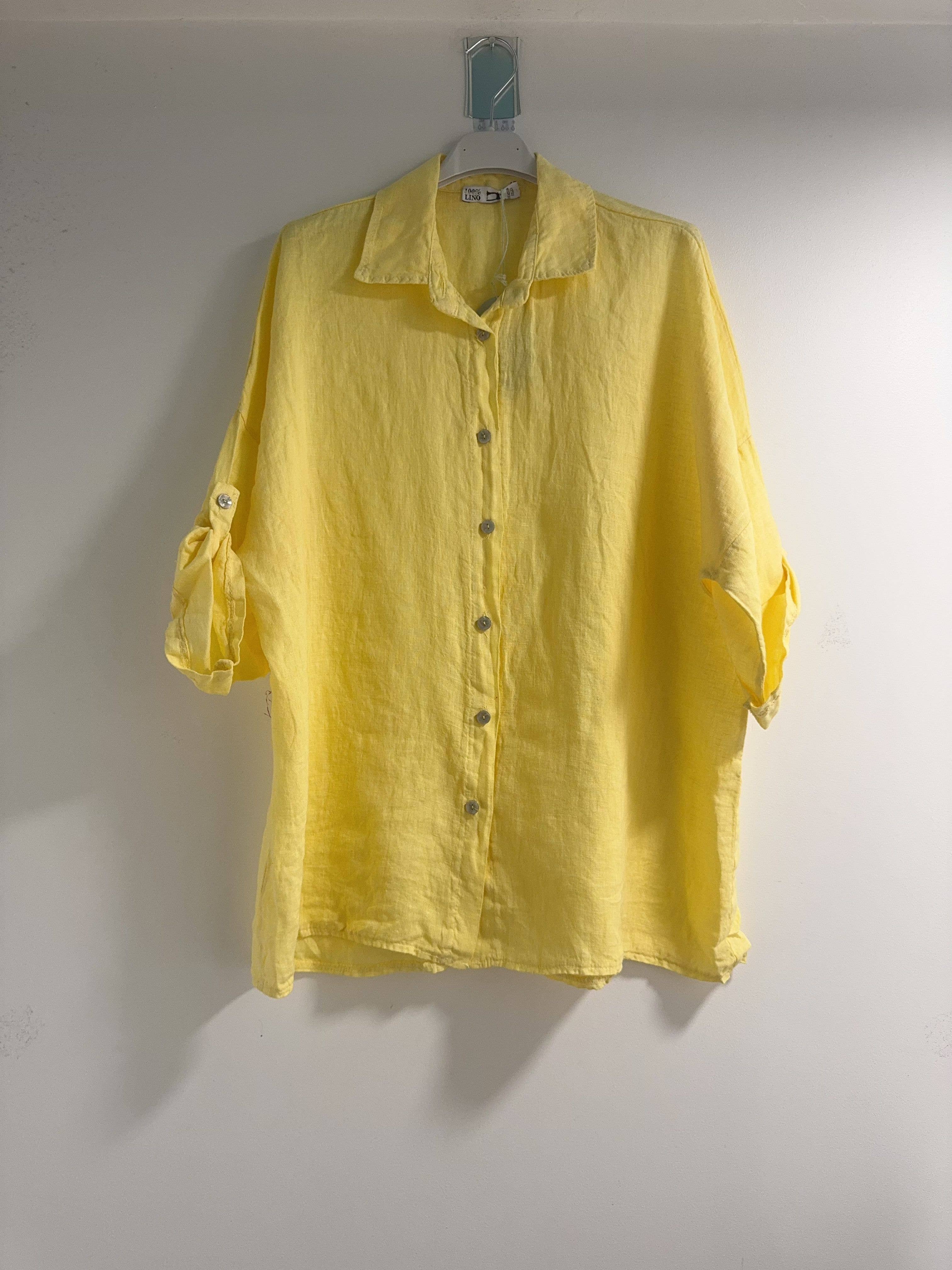 Happy look - Wholesale Button Down Shirt - Women's - Loose linen shirt 10