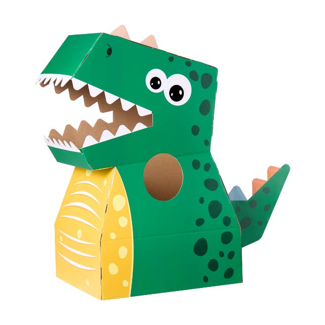 3D Cardboard Dinosaur Costume Kit - Rory the T-Rex for wholesale by Paper Pops