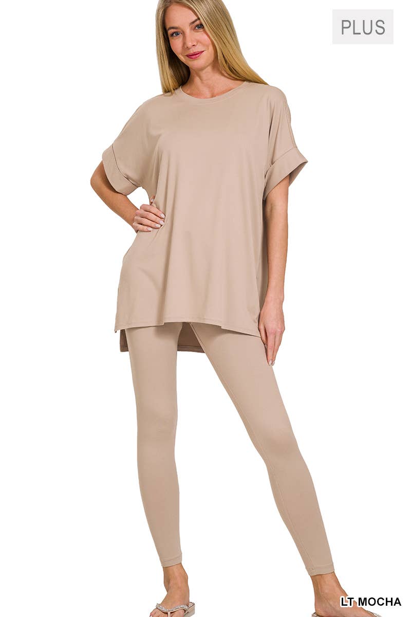 42POPS - Wholesale Lounge Set - Women's - `.Plus Microfiber Loungewear Set70