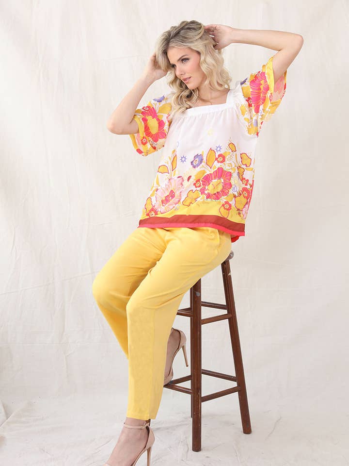 Walking On Sunshine Blouse for wholesale by Avani Del Amour