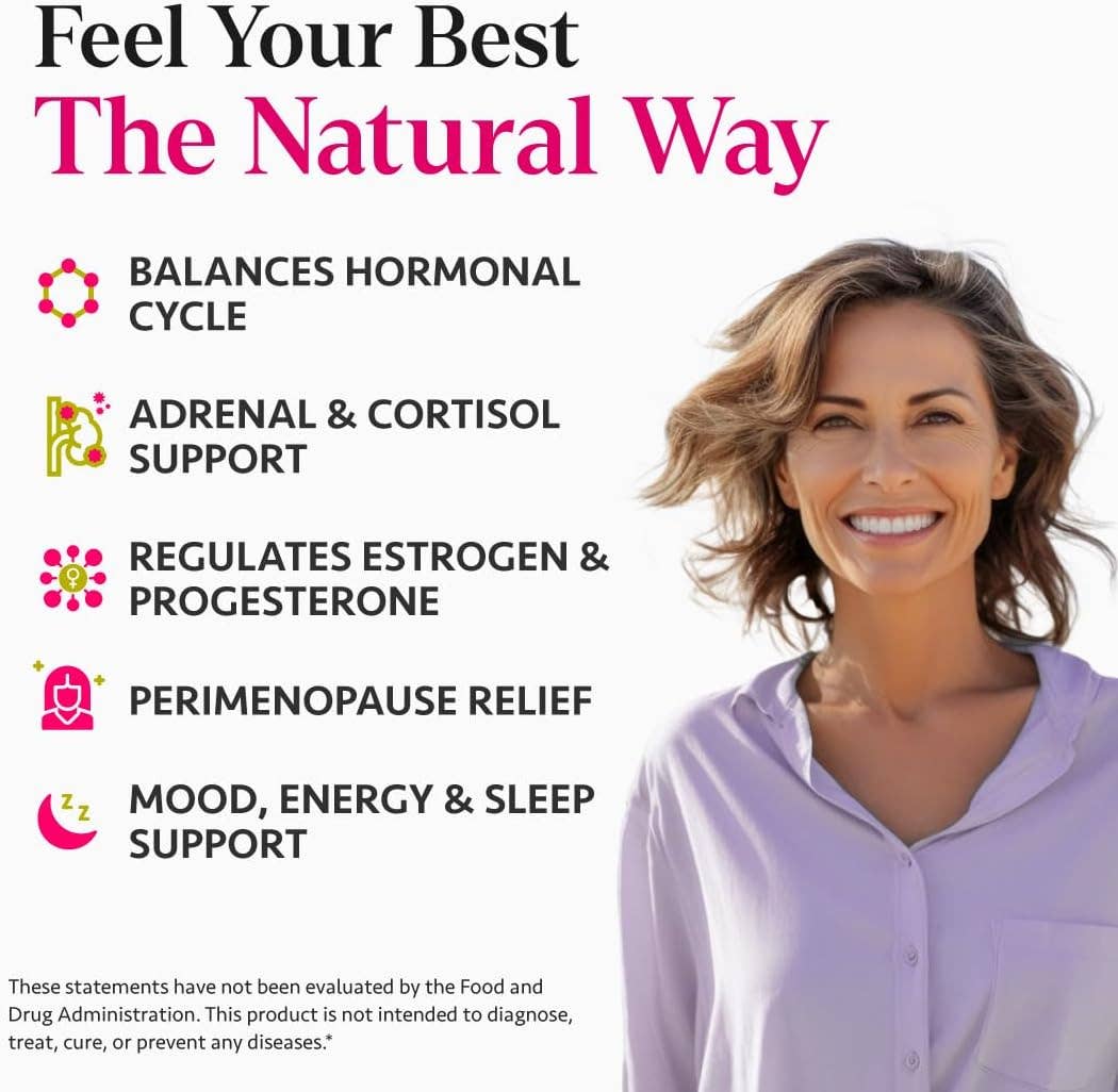 Osh Wellness - Ayurvedic Wellness - Wholesale Oral Supplement/Vitamin - Hormonal Balance & Mood Support | Cortisol & Perimenopause1