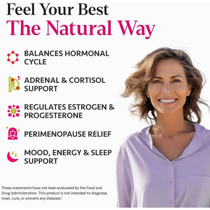 Osh Wellness - Ayurvedic Wellness - Wholesale Oral Supplement/Vitamin - Hormonal Balance & Mood Support | Cortisol & Perimenopause1