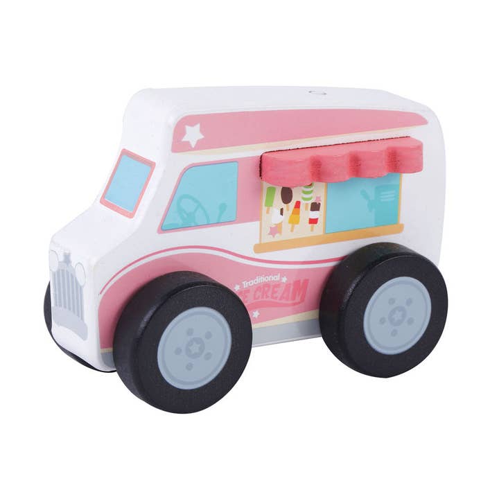 Inside Out Toys – wholesale Toy car/truck – Child – Push Along Ice Cream Van0