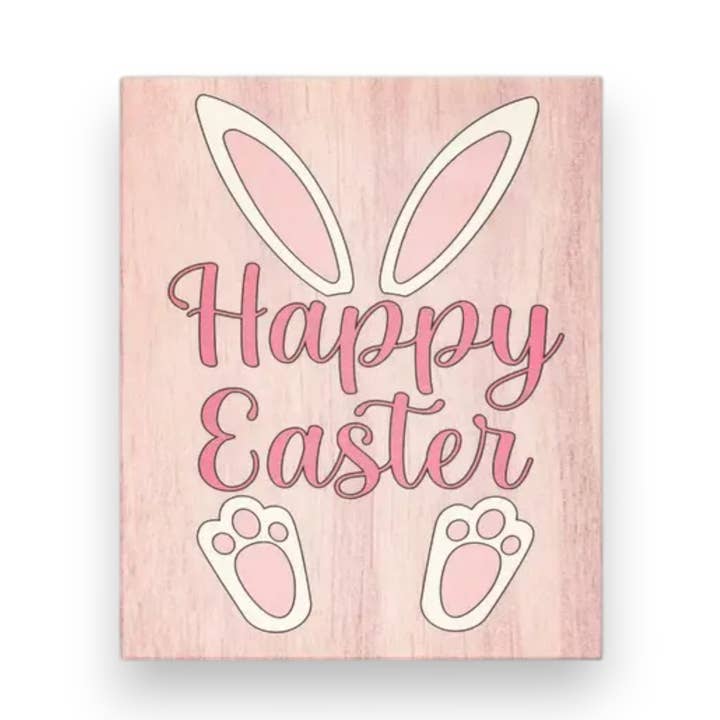JennyGems - Wholesale Sign - Happy Easter Wooden Sign