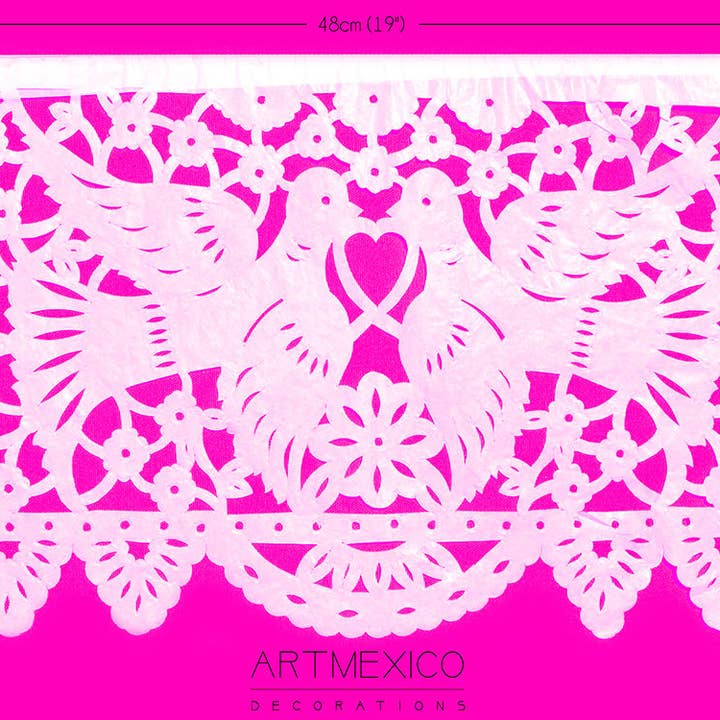 ArtMexico Ltd - Wholesale Bunting/Garland - Traditional Mexican Wedding Papel Picado Garland Decor 10m4