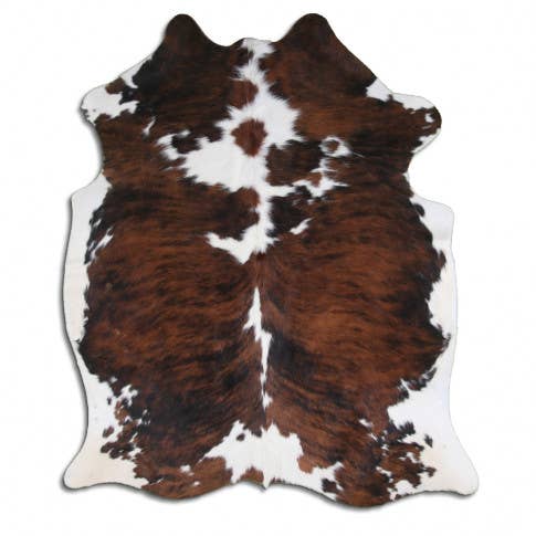 Exotisches dreifarbiges natürliches Rindsleder -7 Fuß + für den Großhandel von Western Linens