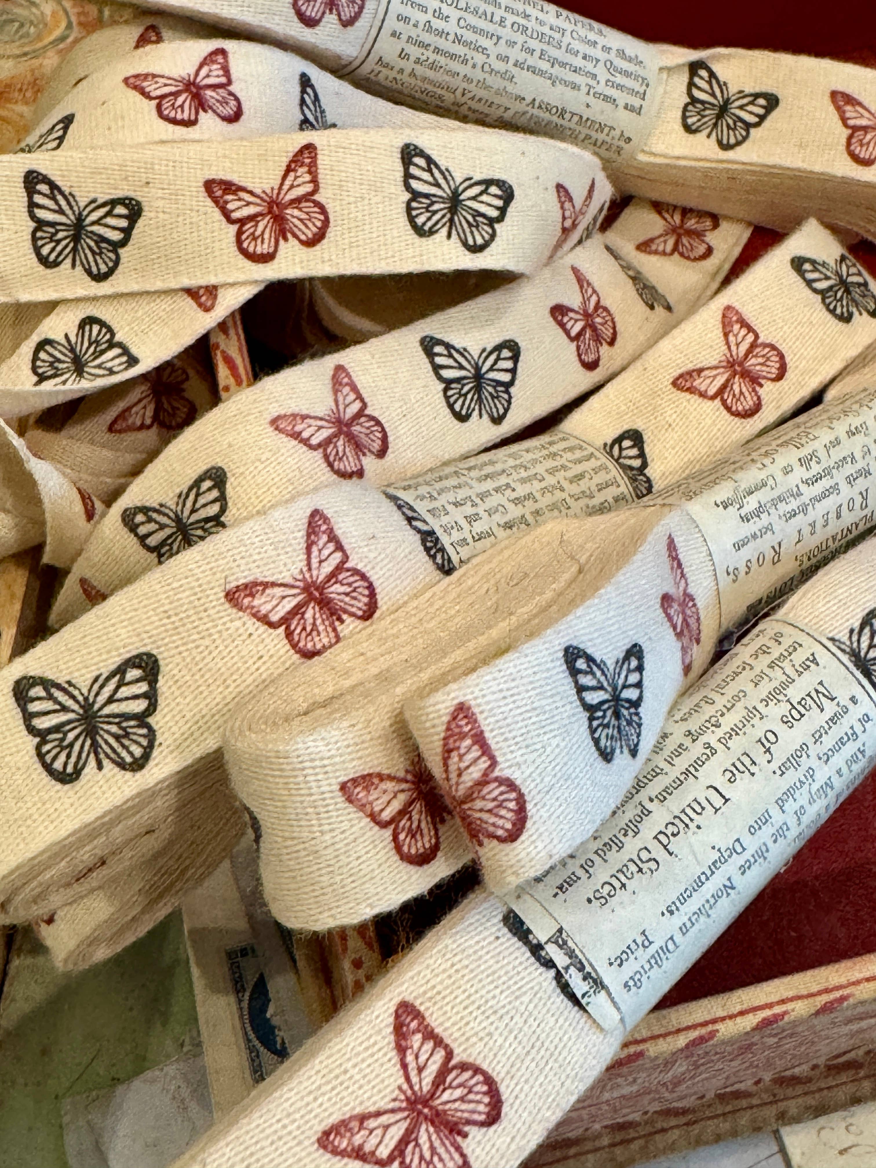 Monahan Papers - Wholesale Ribbon - Gift Wrapping - Butterfly Ribbon - 5 yds 0