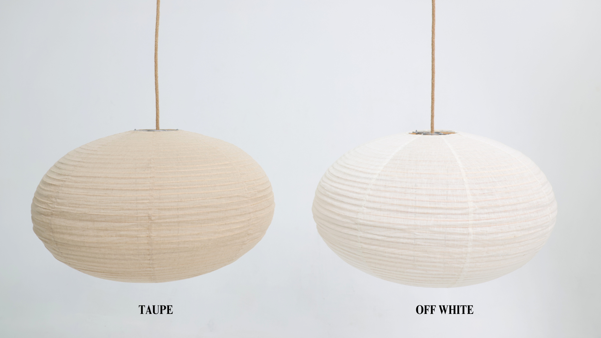 Lumiere Shades - Wholesale Lamp Shade - Luna Shade in Off White/Taupe Linen2