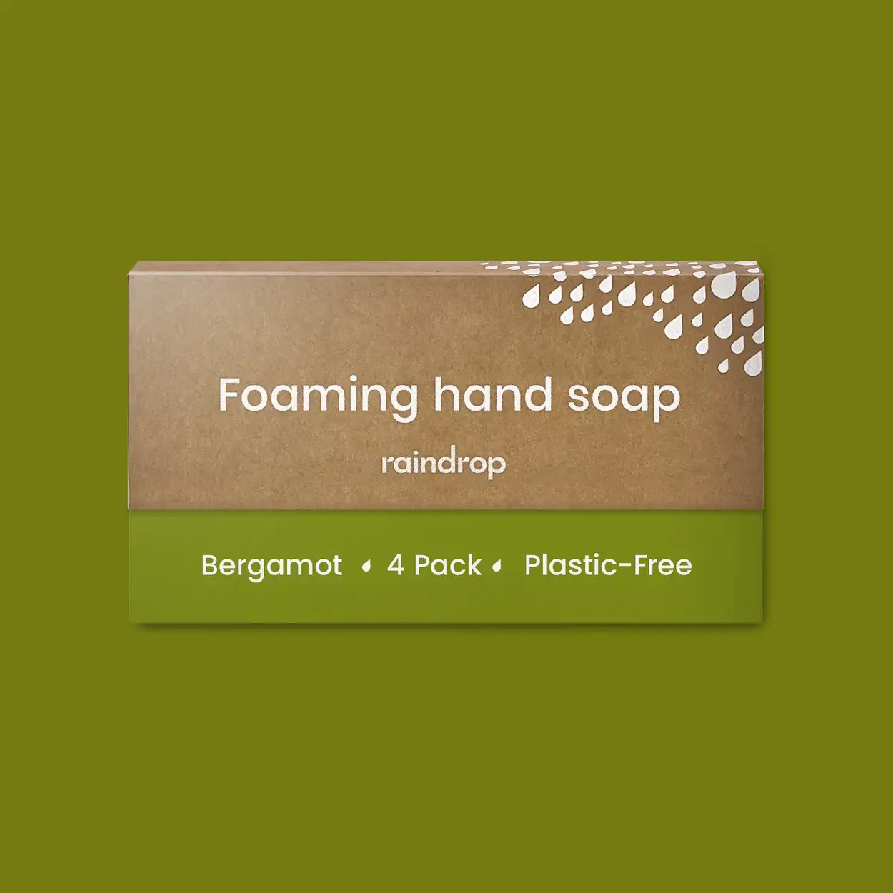 Raindrop Clean - Wholesale Hand Soap/Wash - Four Plastic Free Foaming Hand Soap Refills6