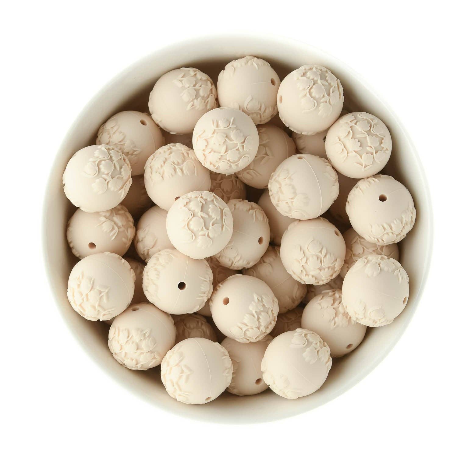 Cara & Co Silicone Craft Supply - Venta al por mayor Cuentas - Cuentas redondas de silicona con relieve16