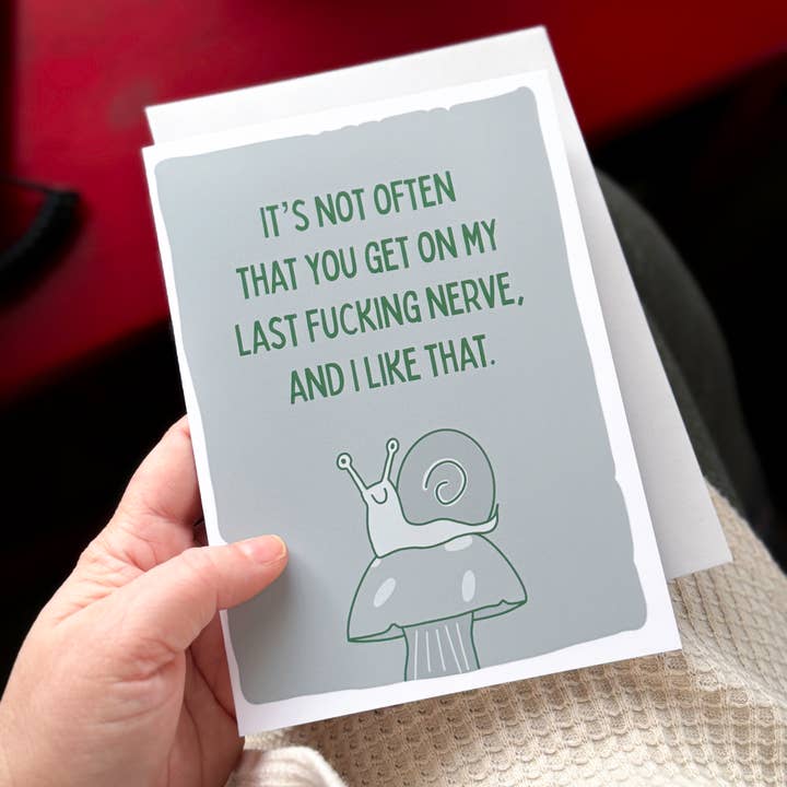 Stone Donut Design, LLC – Cartão de amor por atacado – Cartão de Amor do Último Maldito Nervo3