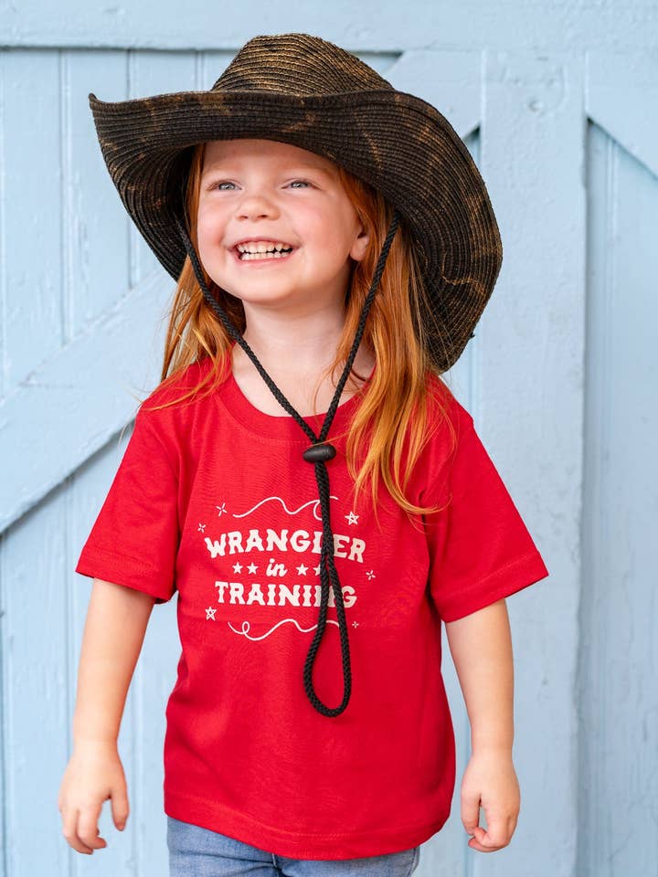 Wrangler in Training Baby Tee for wholesale by Girl Riot Society by Mosaic Makers Co
