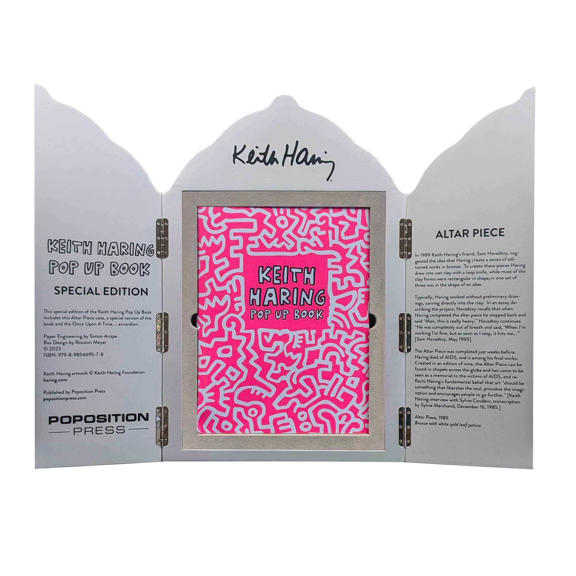 Poposition Press - Wholesale Arts & Entertainment Book - Keith Haring Pop Up Book Altarpiece Edition2