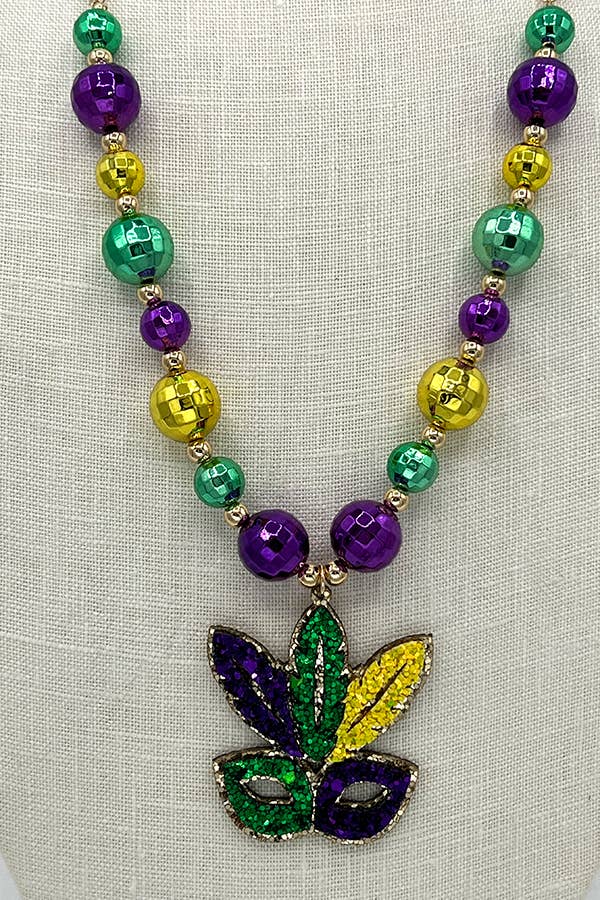 As Shown Madri Mask Bead Necklace for wholesale on Faire1