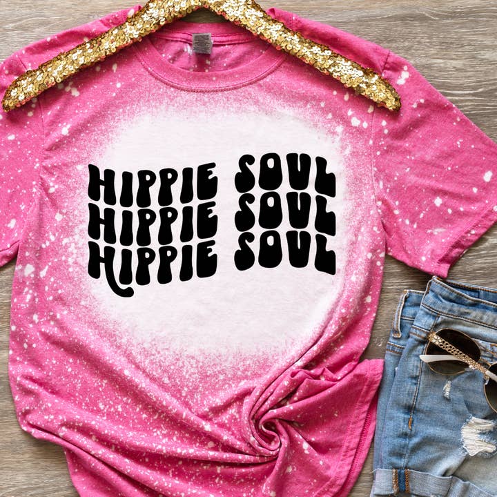 Camiseta gráfica Hippie Soul por atacado de Londas Trendy Tees