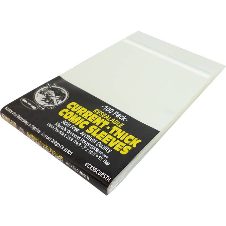 Outer Sleeves - Comic, Current - Polypropylene Resealable for wholesale by Square Deal Recordings & Supplies