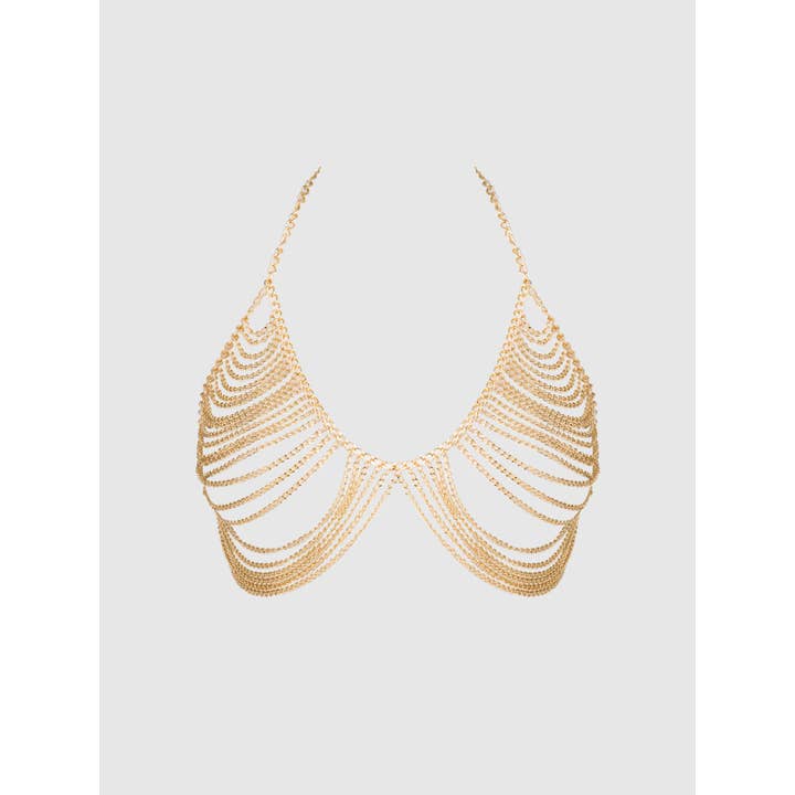 Oro BRALETTE CON DRAPPEGGIO A CATENA in vendita all'ingrosso su Faire