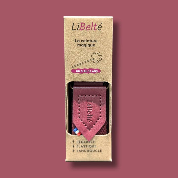 Libelté® Kinder-Gürtel | Bordeaux für den Großhandel von Libelté