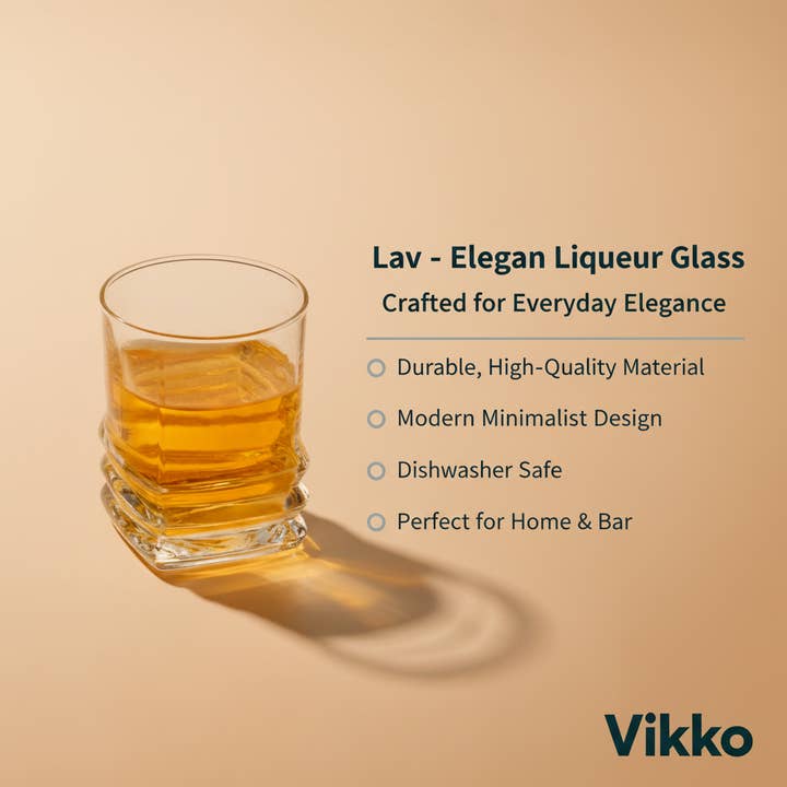 Kadra Kitchenware - Wholesale Cocktail/Liquor Glass - Lav - Elegan Liqueur Glass3