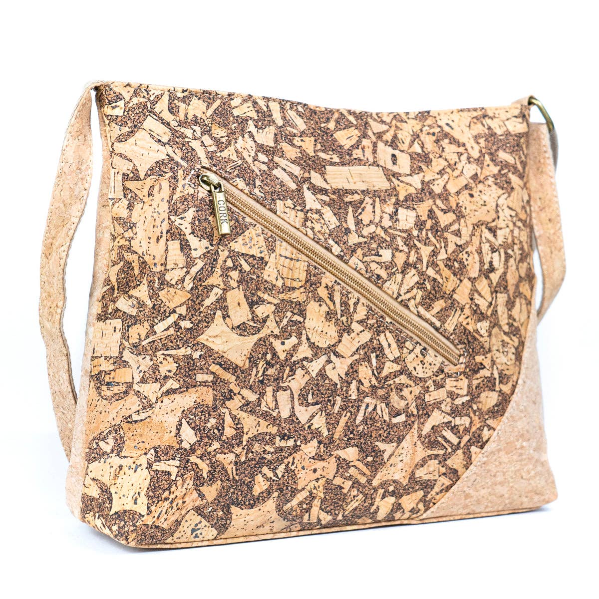Meninas Bonitas Cork - Wholesale Crossbody Bag - Women's - Natural Cork Women’s Crossbody Bag BAG-233917
