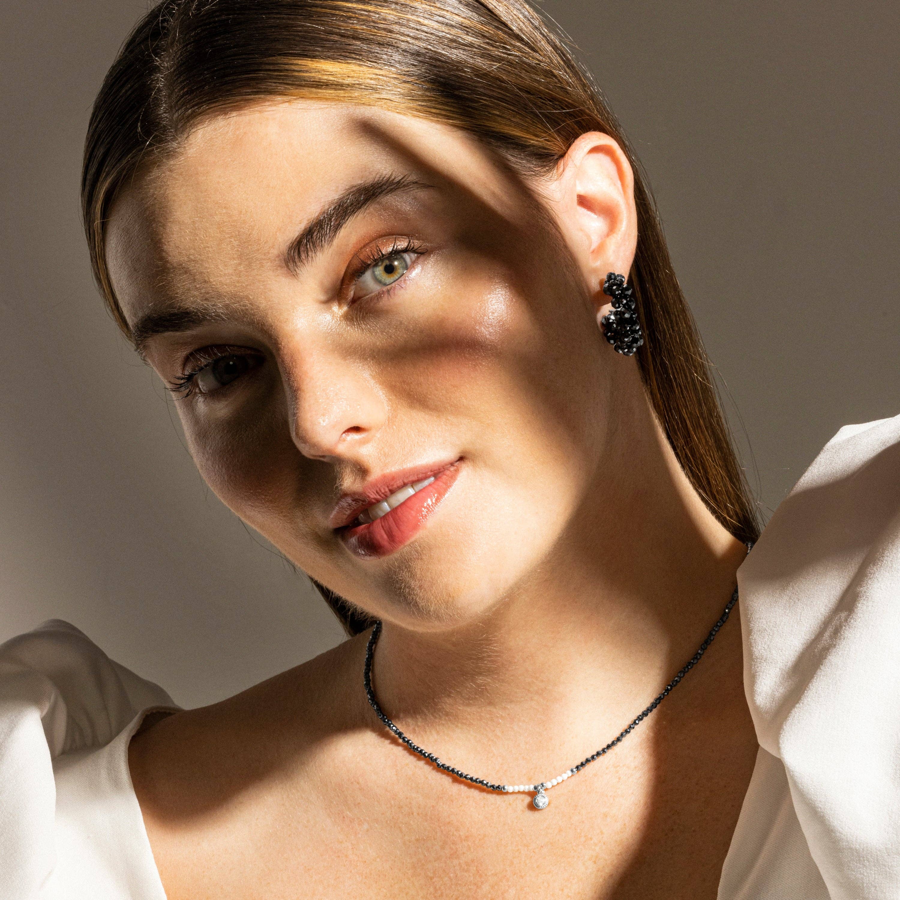 Luxenter - Wholesale Pendant/Charm Necklace - Collar Luxenter de Plata de Ley 925 y Perla Blanca acabado en rodio - Miakde4