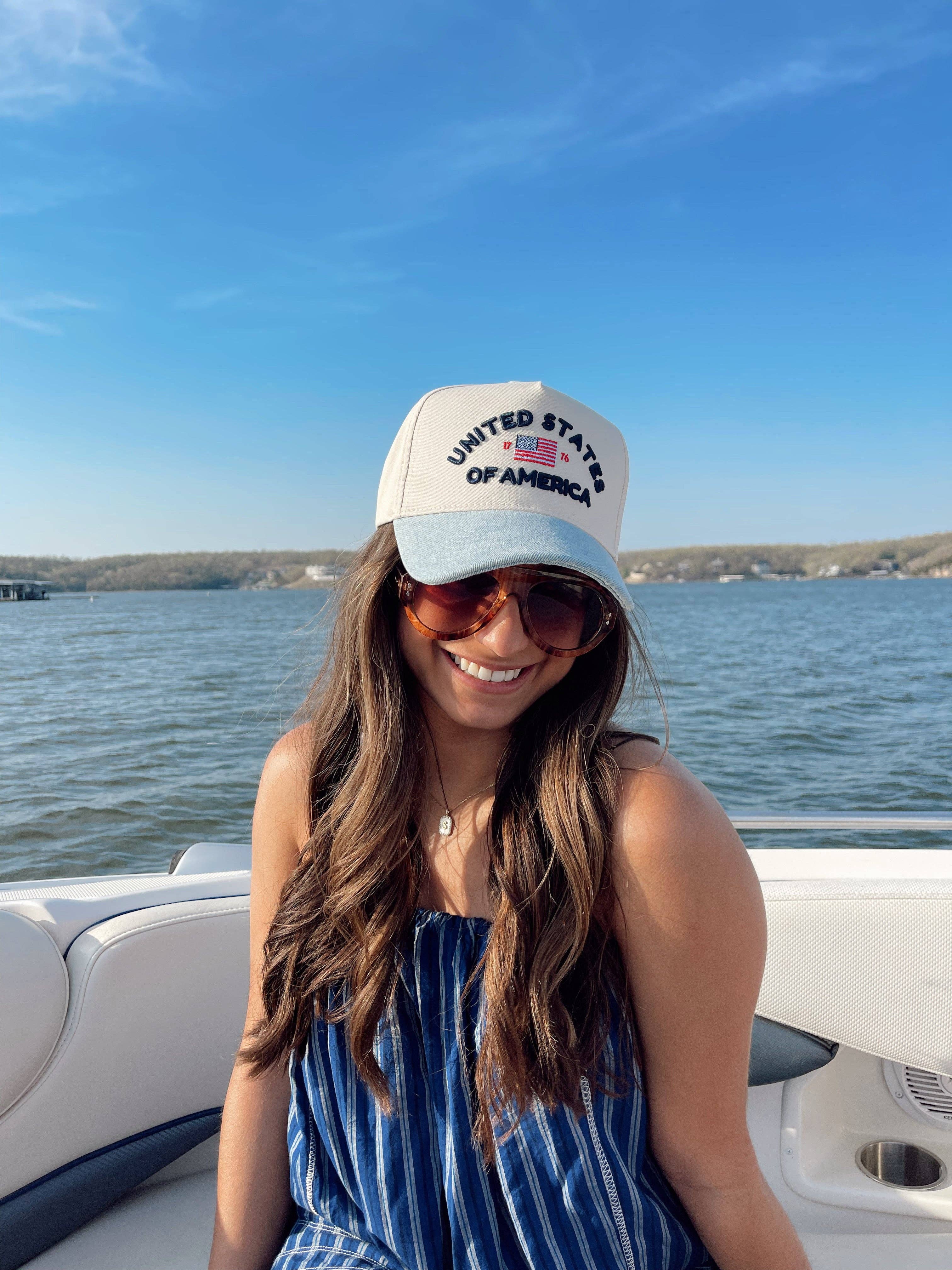 KENZKUSTOMZ - Wholesale Trucker Hat - Women's - United States of America - Denim Blue Vintage Trucker Hat1