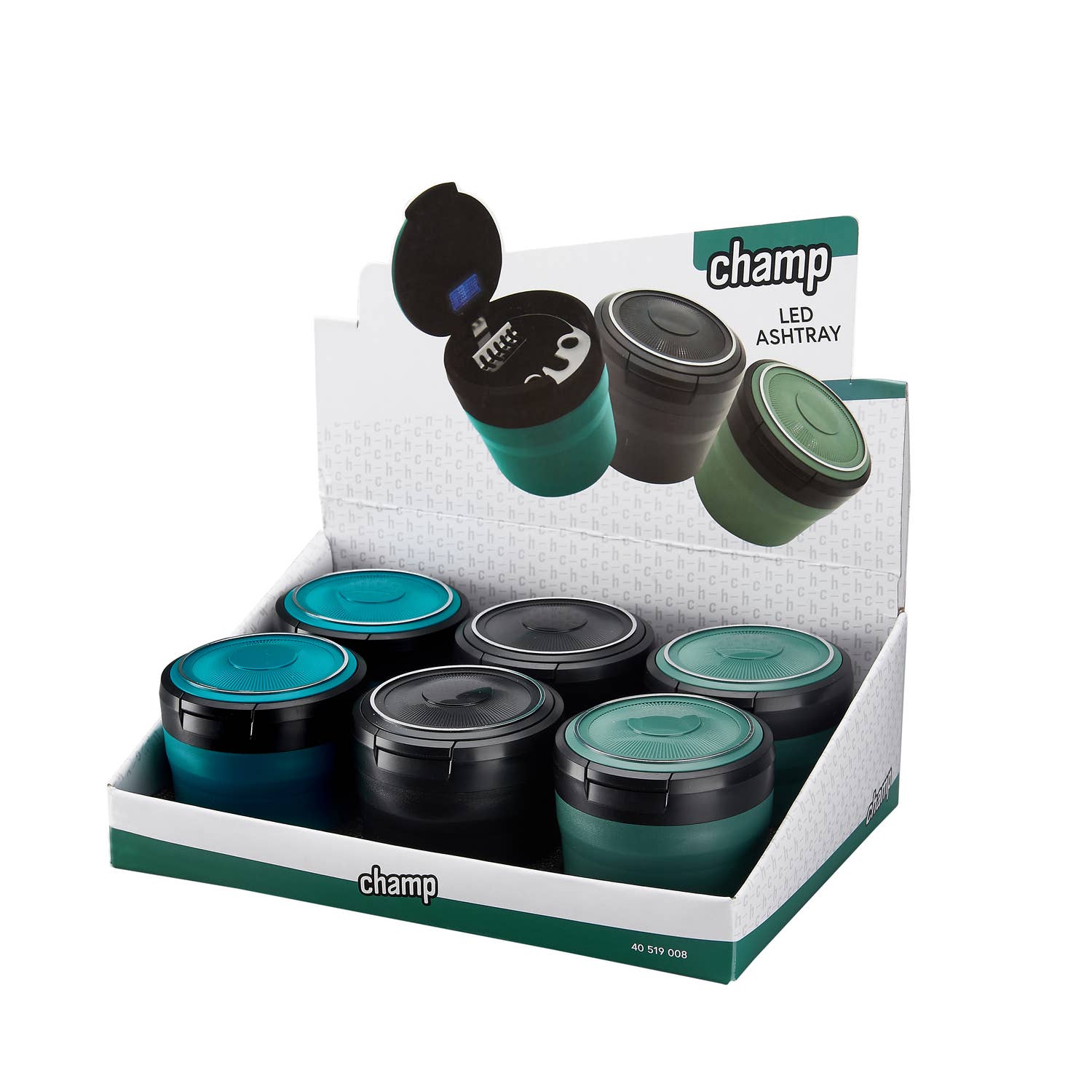 Champ by Polyflame - Wholesale Ashtray - Round led ashtray0