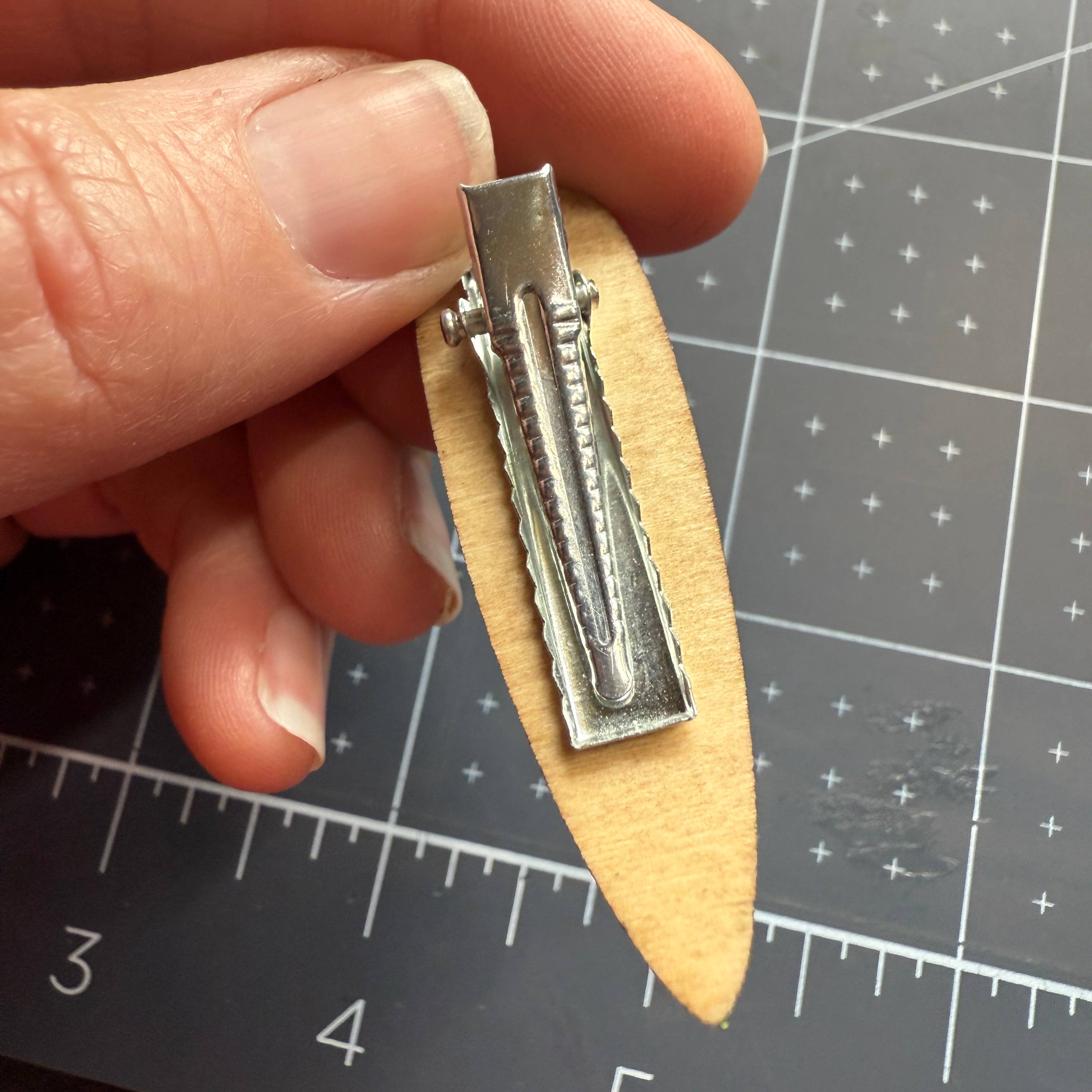 National Parks and Beyond - Wholesale Hair Clip - Women's - Flower Garden Wooden Alligator Hair Clips in 2-inch long9