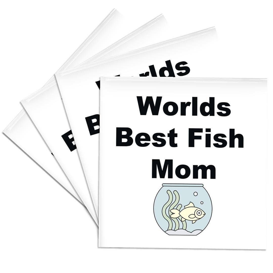 3dRose - Wholesale Coasters - 3dRose, Image Of Worlds Best Fish Mom, Coaster0