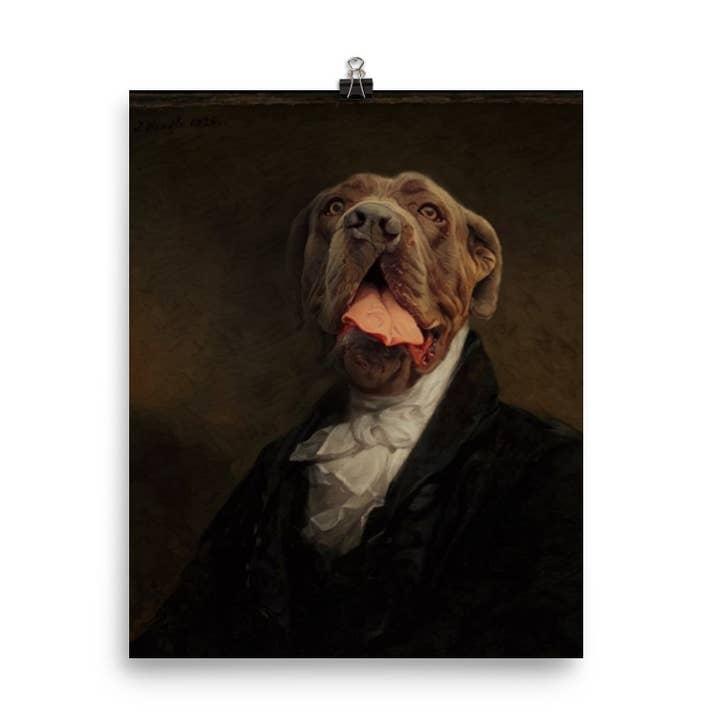 Affiche mate de qualité musée Sir Moose pour la vente par Wildness By Design