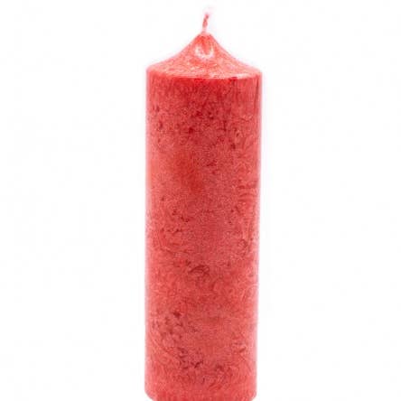 La Rueda Natural – Velas de decoração por atacado – CanVela Pilar cera vegetal Vermelho Intenso