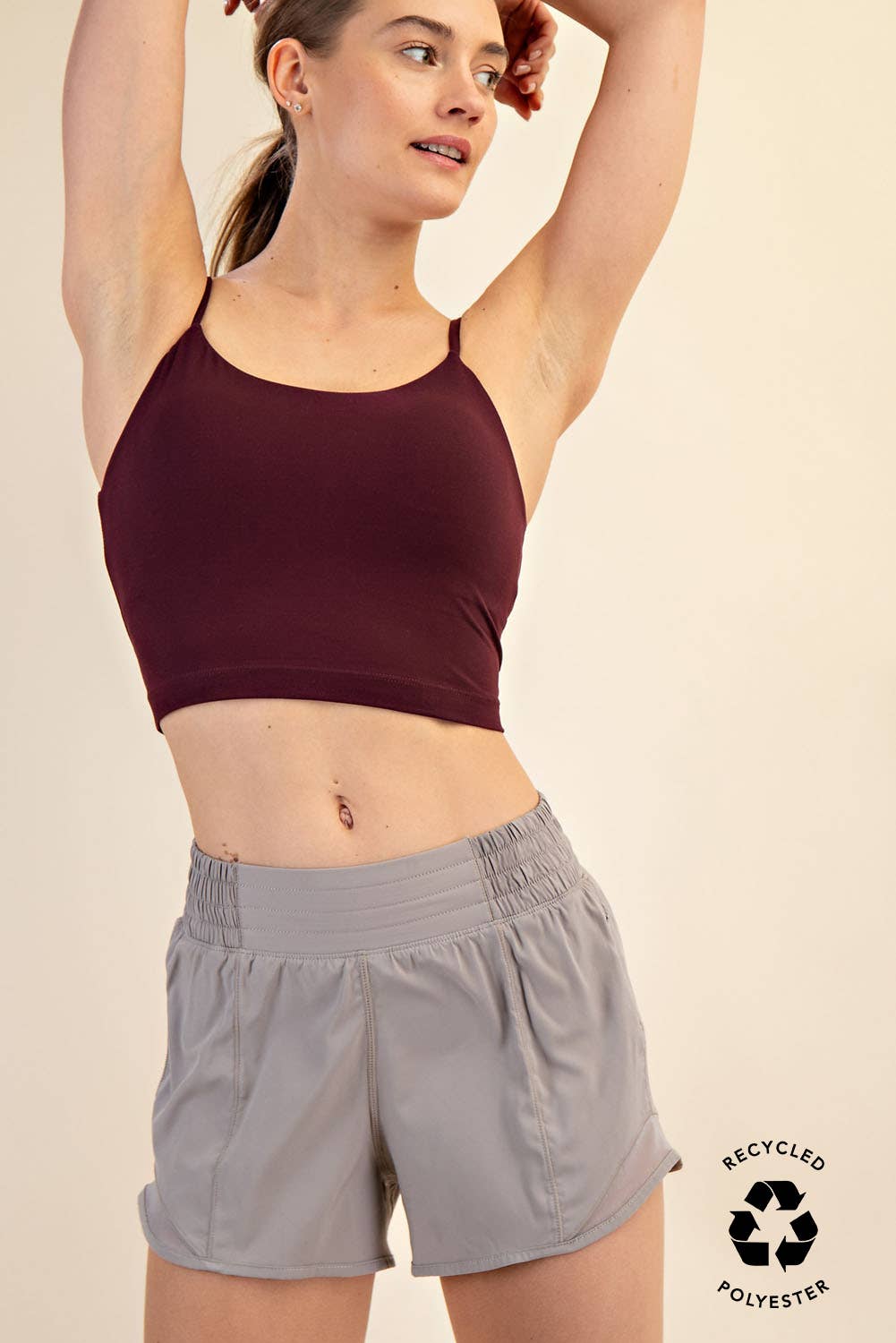 Rae Mode - Wholesale Athletic Shorts - Women's - RECYCLED ACTIVE SHORT WITH MESH69